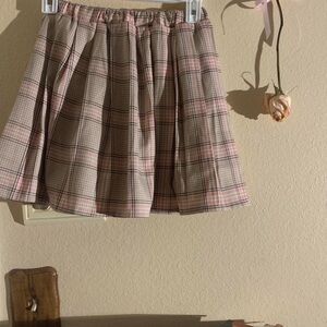 Plaid skirt